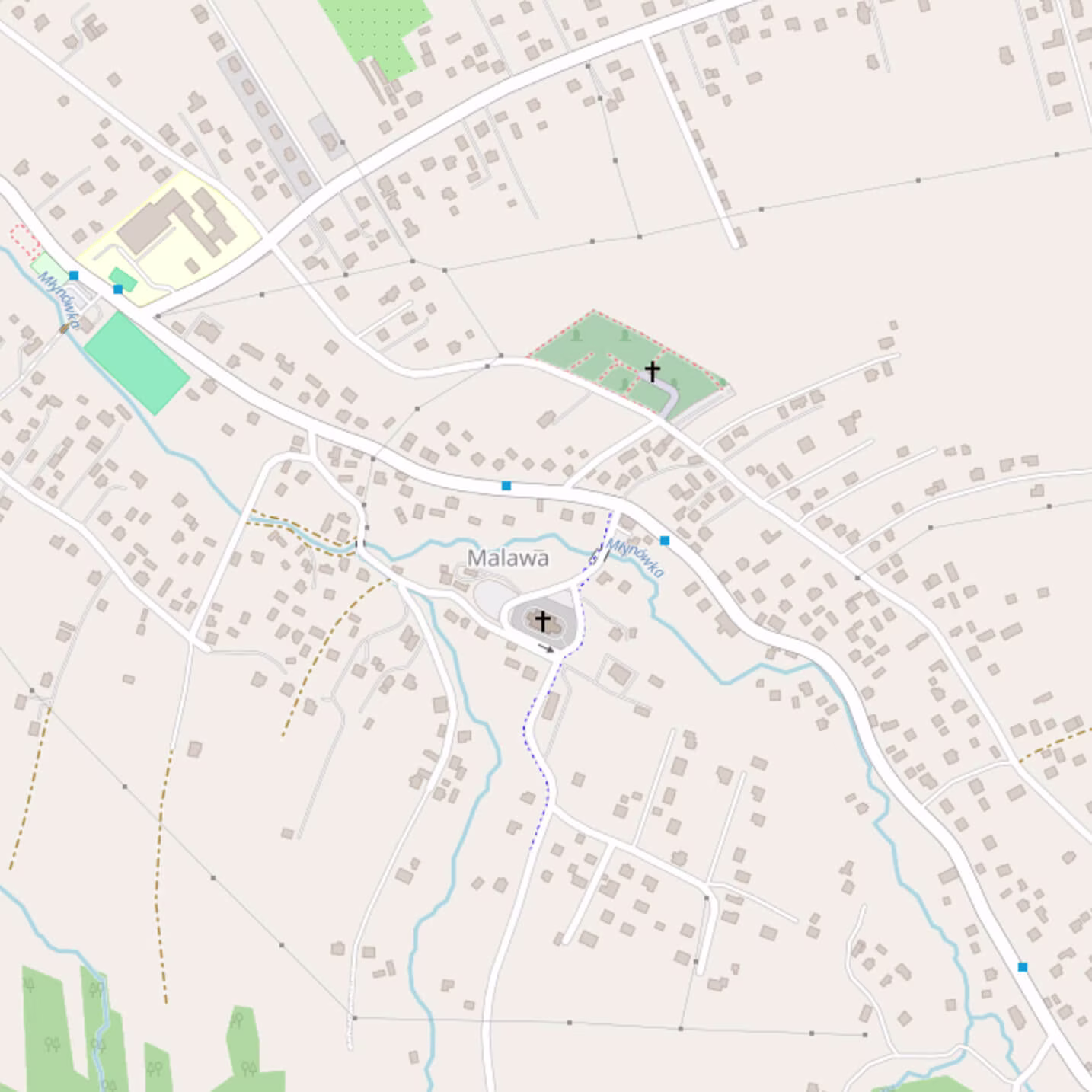 Dom w Malawie - mapa
